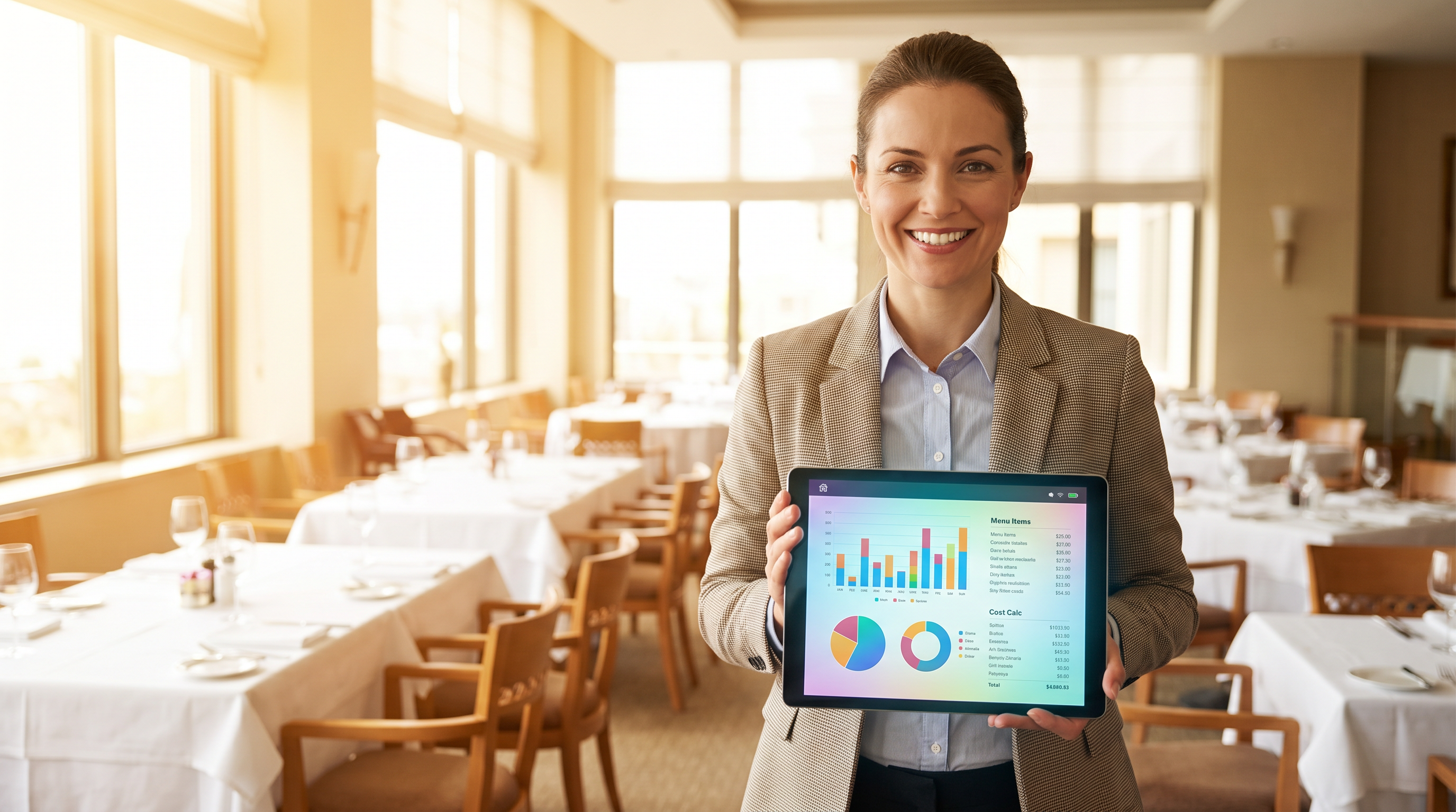 Jans.App Tablet-Ansicht für operative Gastronomieprozesse